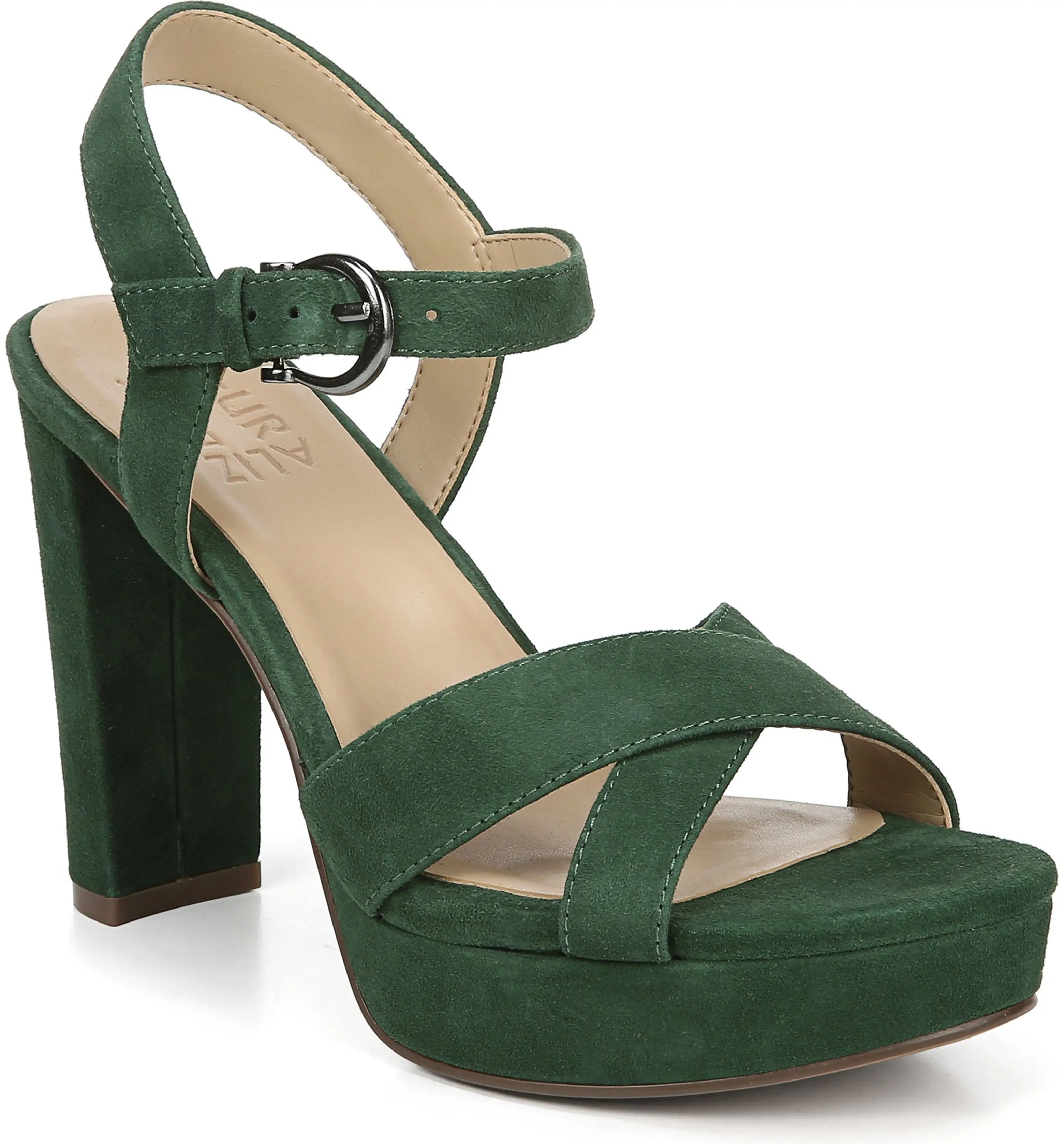 Mia Cross Strap Platform Sandal | Nordstrom