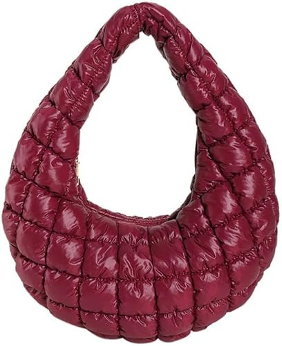 Quilted Puffer Tote Bag Aesthetic Quilted Totebag for Women Chic Quilted Bags for Women Puffy Sho... | Amazon (US)