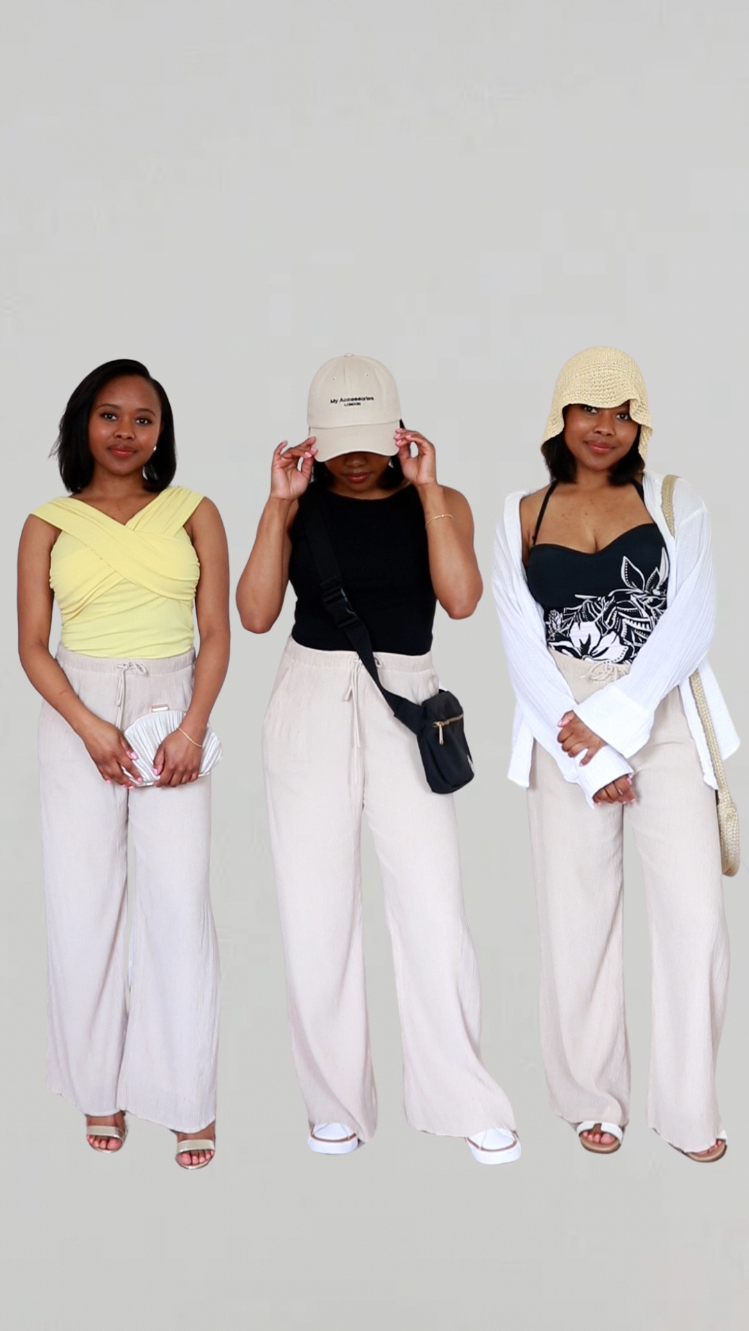 Ways to style summer gauze pants 🤍 modest summer outfits 

#LTKFindsUnder100 #LTKSummerEdit #LTKStyleTip