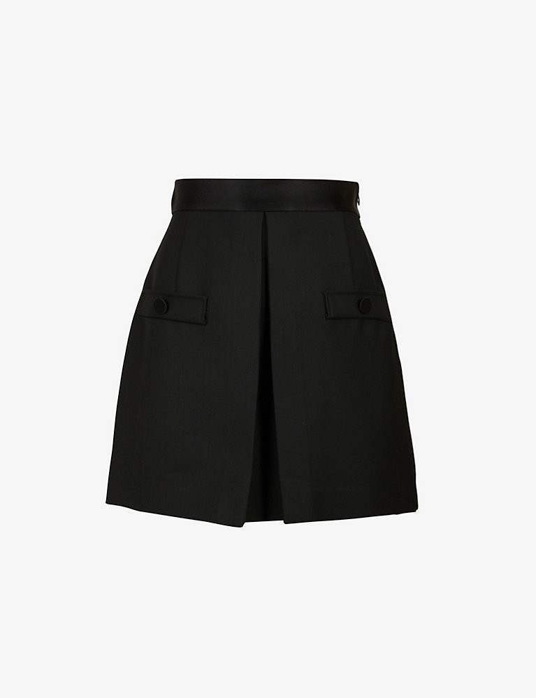 Hugo high-rise woven shorts | Selfridges