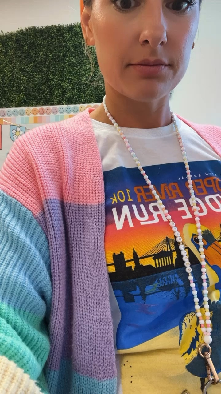 Rainbow pastel sweater