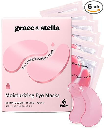 grace & stella Award Winning Under Eye Mask - Reduce Dark Circles, Puffy Eyes, Undereye Bags, Wri... | Amazon (US)