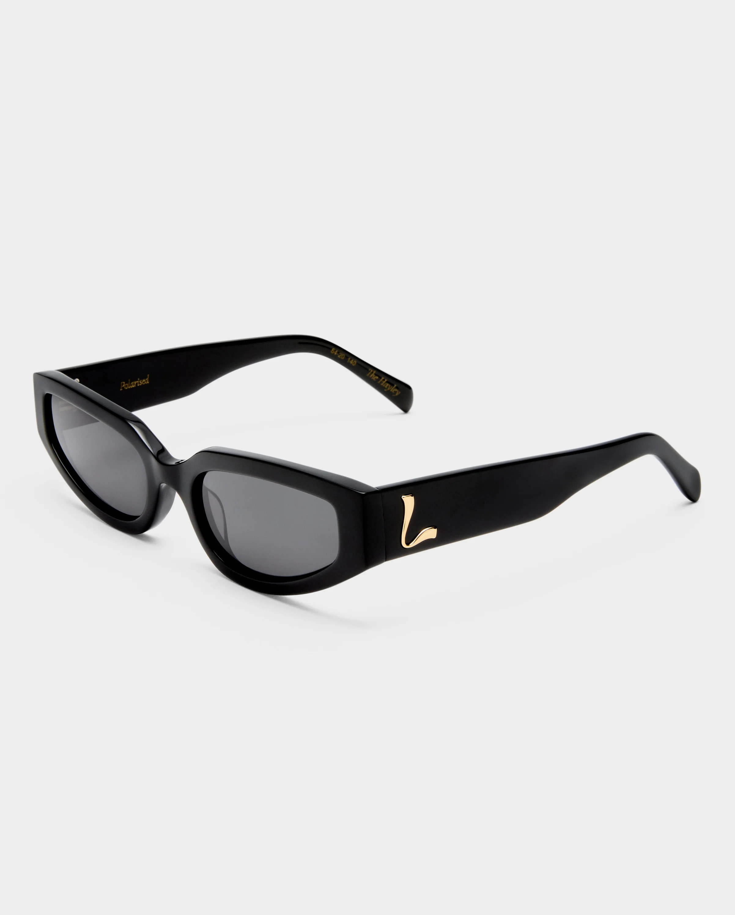 The Hayley Black Female Cat-Eye Sunglasses | Luv Lou | Luv Lou