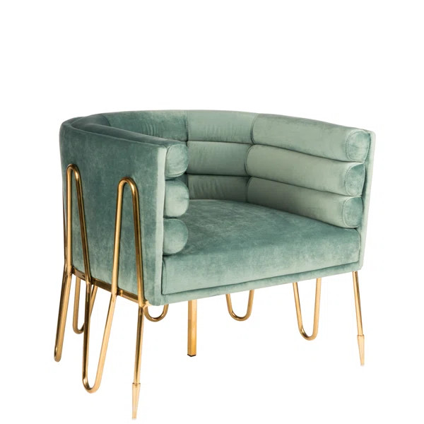 Neston 29.5'' Wide Velvet Barrel Chair | Wayfair Professional