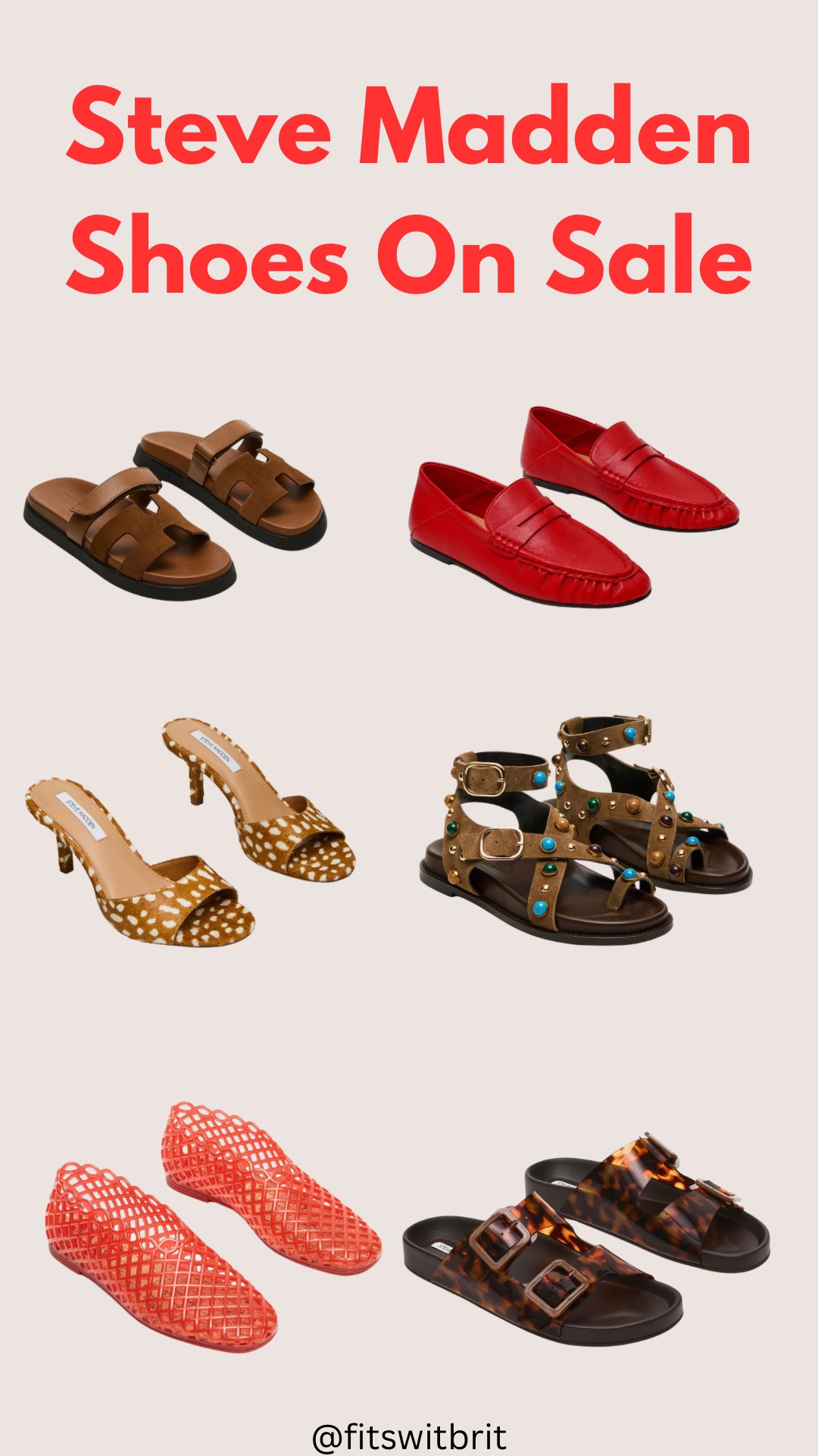 Steve Madden shoes on sale for 30% off with code: SUNNY 

Loafers, sandals, kitten heels, jellies

#LTKSaleAlert #LTKSeasonal