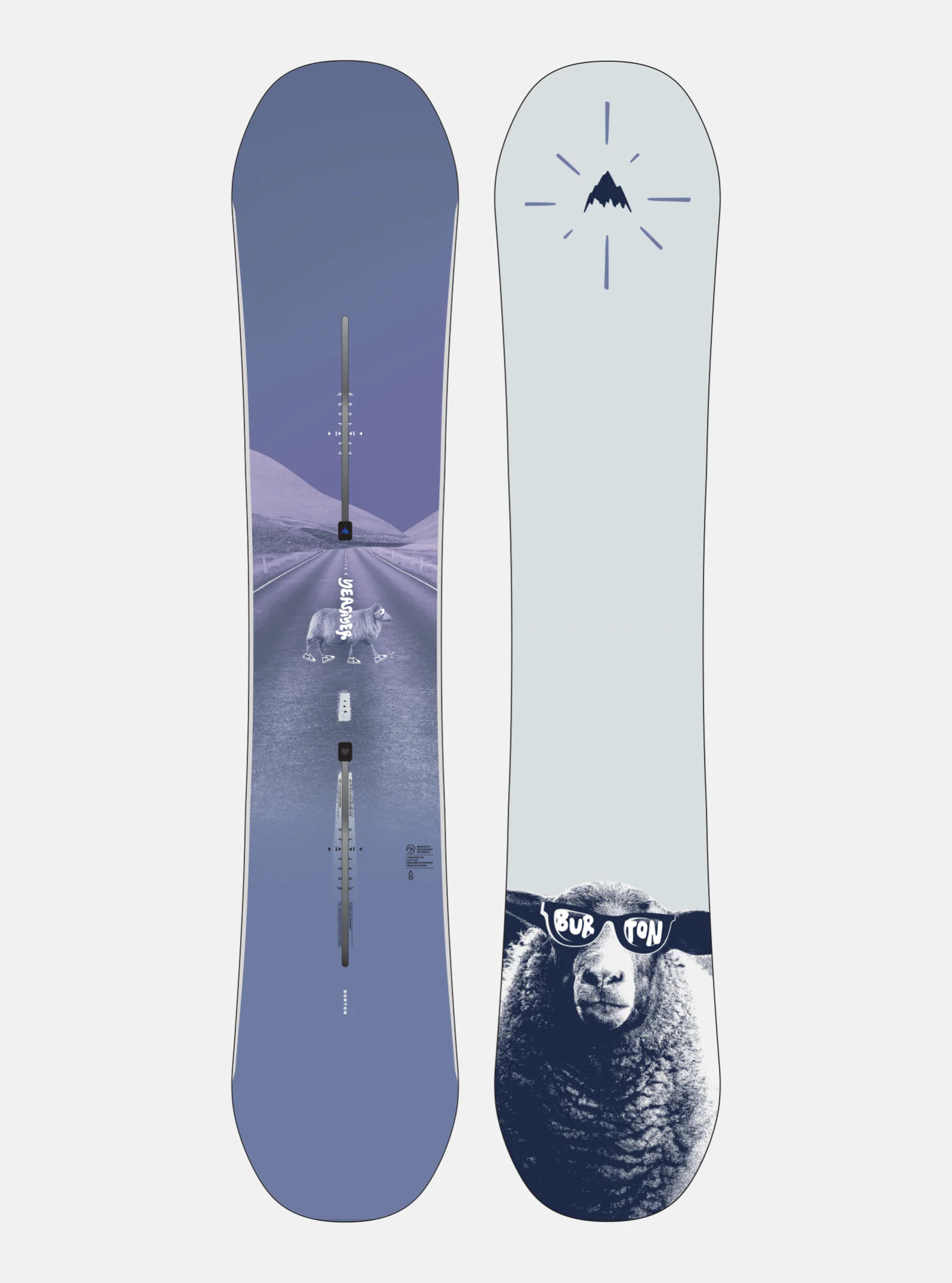 Women's Burton Yeasayer Flat Top Snowboard | Burton.com Winter 2024 | Burton Snowboards US