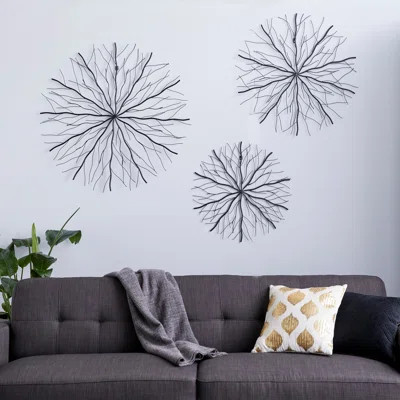 Modern 3-Piece Plants & Flowers Wall Decor Set | Wayfair North America