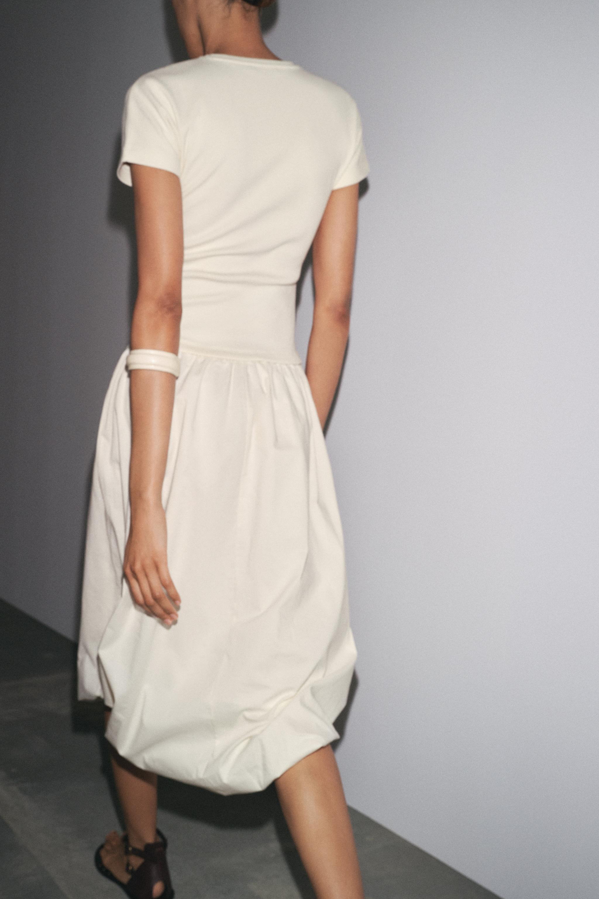 BALLOON COMBINATION DRESS | Zara US