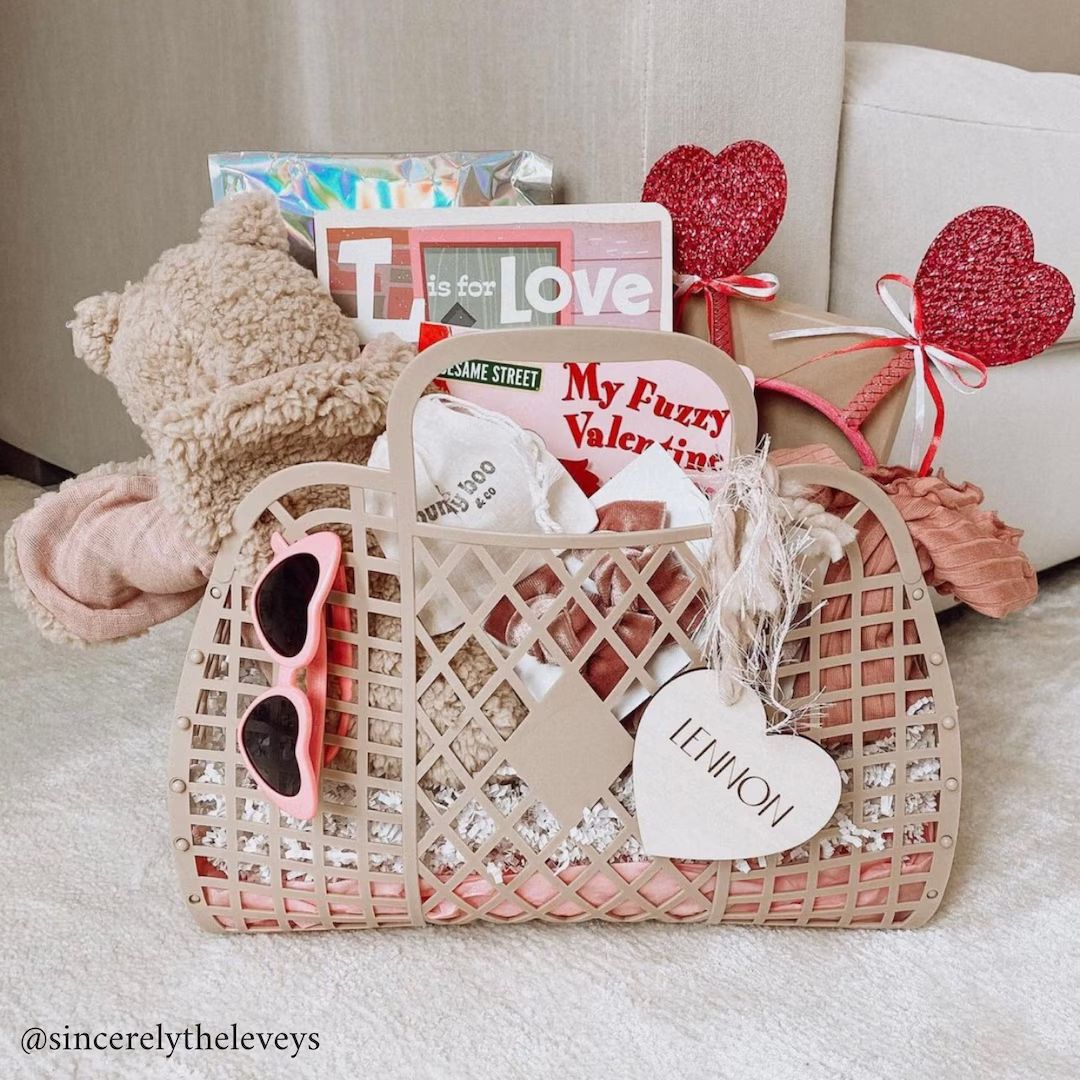 Valentines Day Basket Marker Heart Shaped Gift Tag Custom Engraved Name Tag - Etsy | Etsy (US)