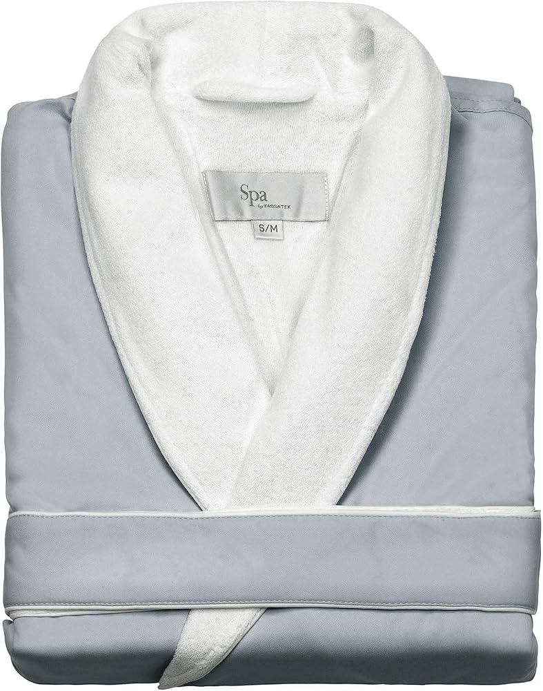 Kassatex SRK-149-SSG Spa Robe, Silver Sage (Large/X-Large) | Amazon (US)