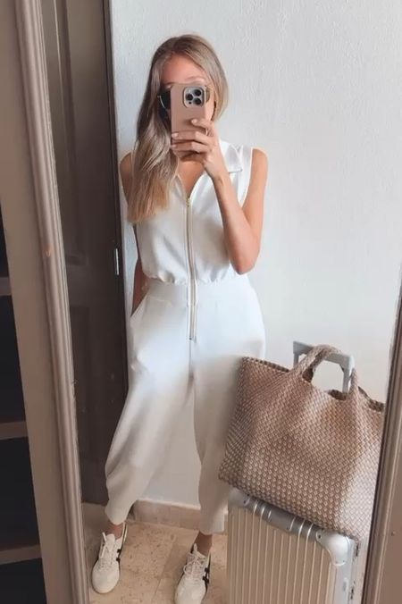 Comfy and stylish travel/airport outfit
This Varley jumpsuit is so soft and these shoes are very comfortable, perfect for traveling!
Fits true to size
Wearing size small

#LTKstyletip #LTKitbag #LTKtravel