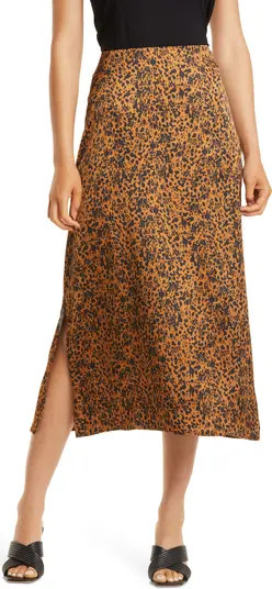 Halogen® Satin Midi Skirt | Nordstrom | Nordstrom