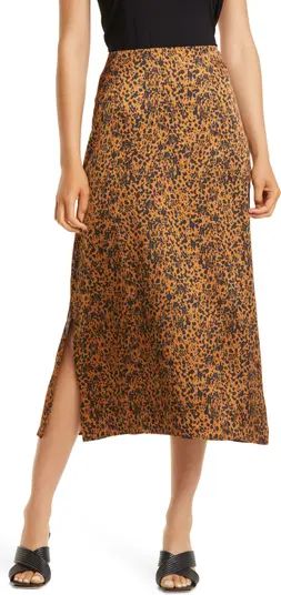 Halogen® Satin Midi Skirt | Nordstrom | Nordstrom