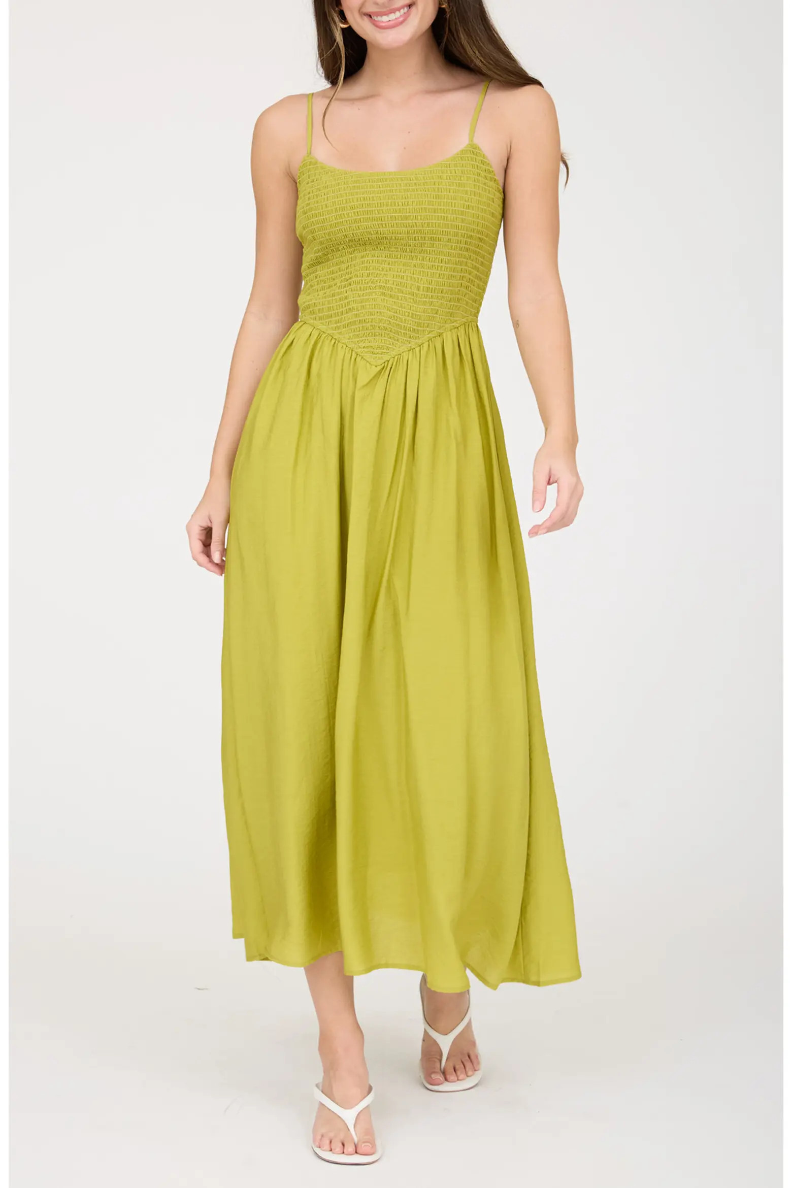 Smocked Midi Dress (Women) | Nordstromrack | Nordstrom Rack