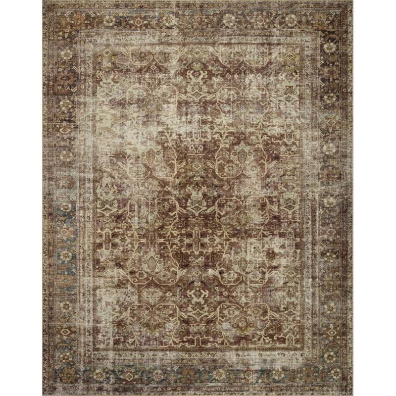 Magnolia Home By Joanna Gaines X Loloi Sinclair Machine Washable Pebble / Taupe Area Rug | Wayfair North America