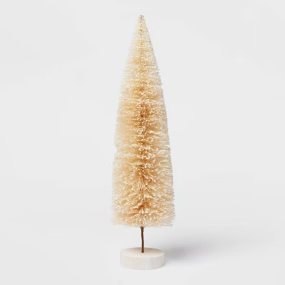 Bottle Brush Tree Figurine - Threshold™ | Target