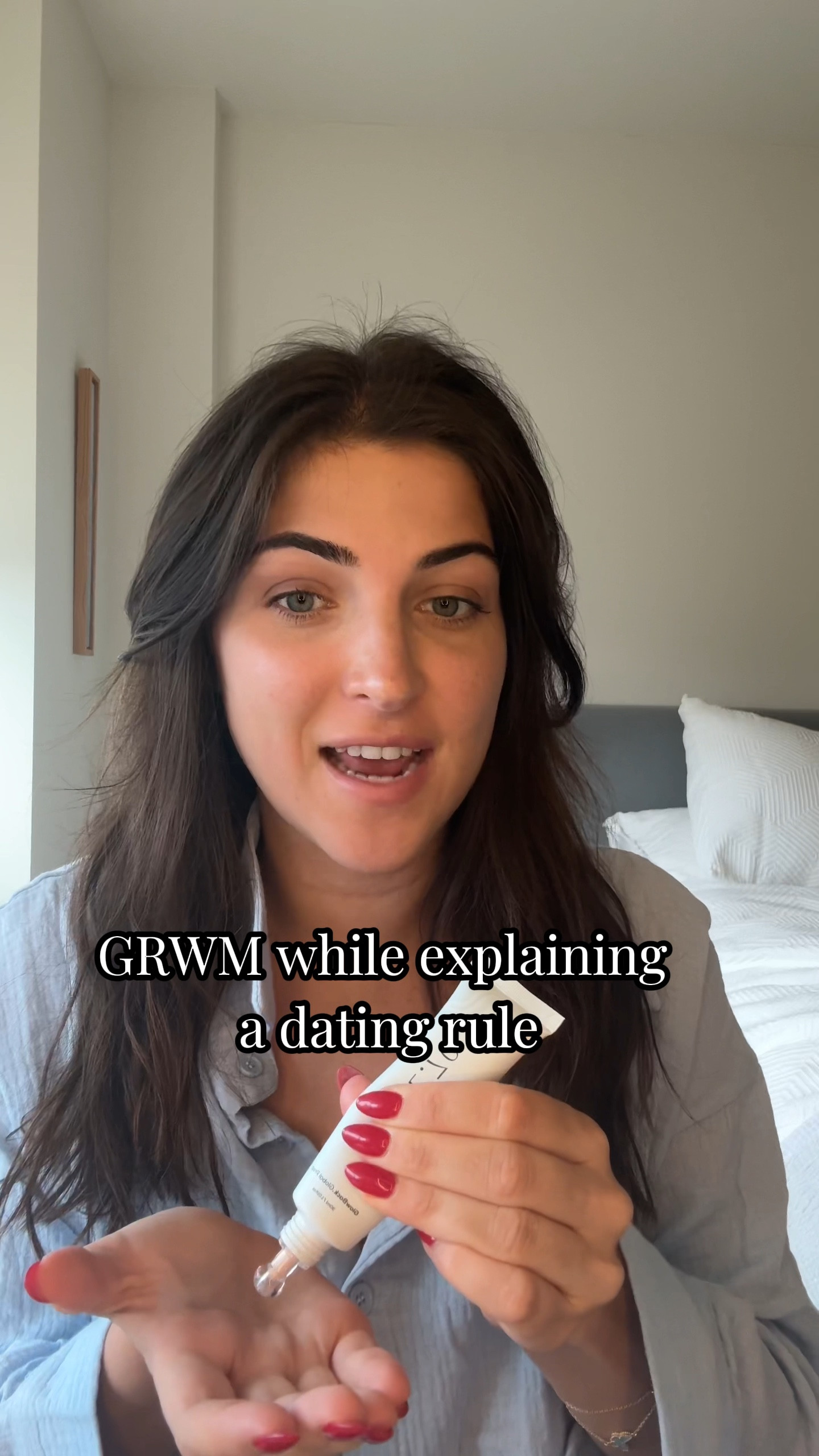 Get ready with me while I explain Grandma Gail’s dating rule 