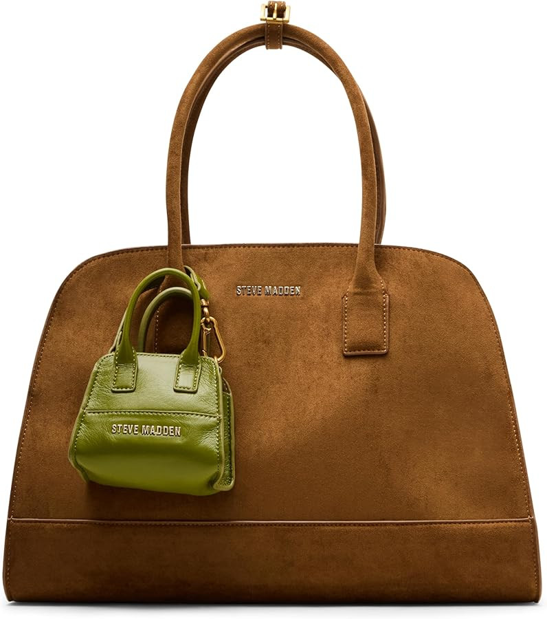 Steve Madden Harlii Faux Suede Satchel | Amazon (US)