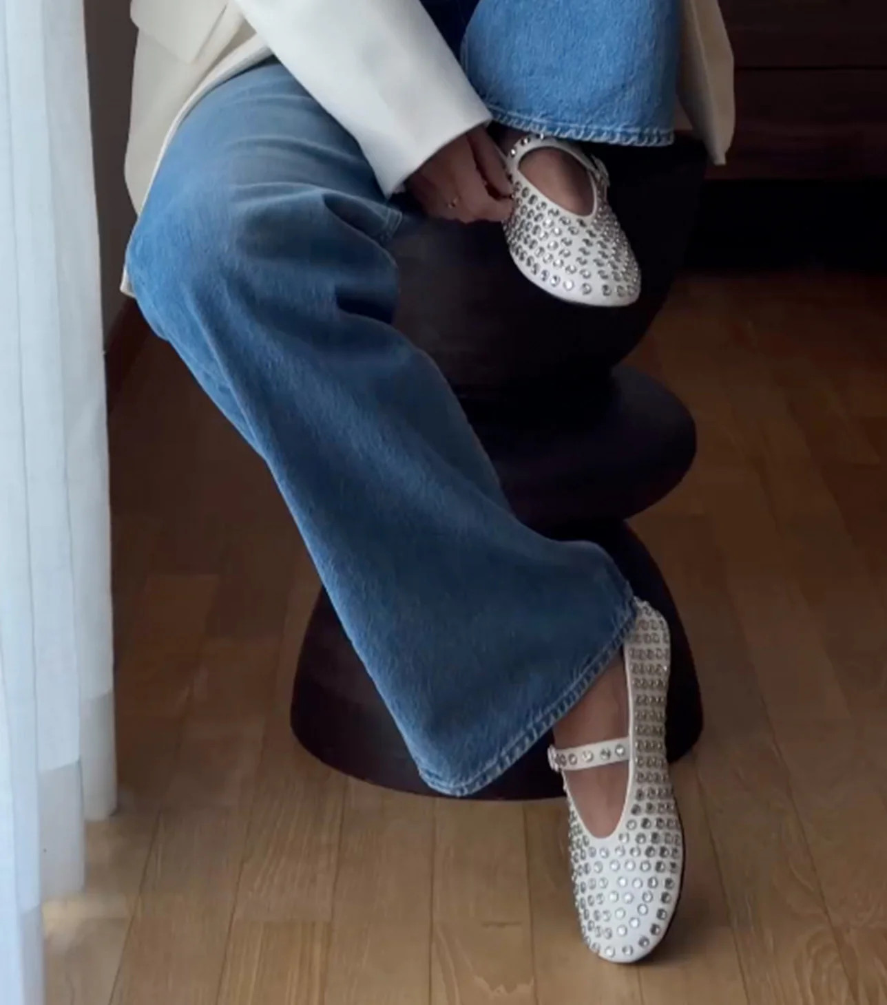 Miami White Nappa Flats | Tony Bianco US