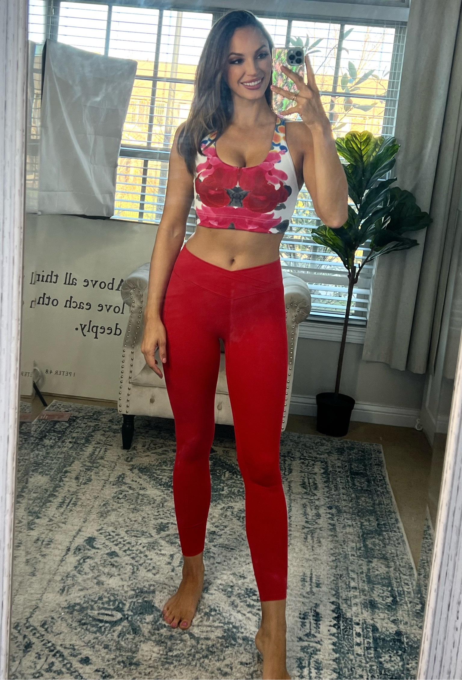 V Cut Waist red leggings - Lulu Lemon Dup! For only $19? #athleisure #lululemon #fitnessgear #fitness

#LTKunder50 #LTKGiftGuide #LTKsalealert