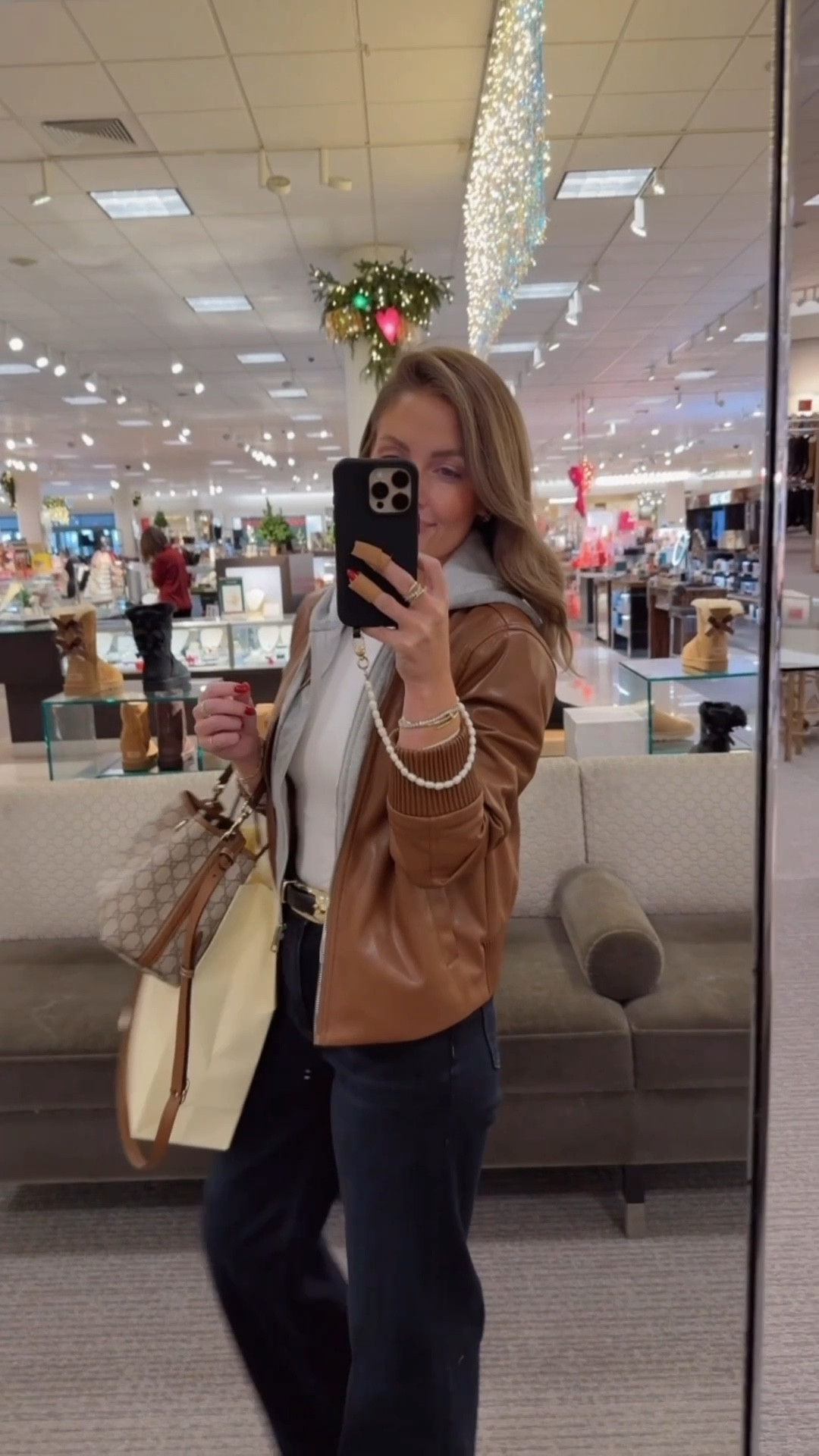 One last stop to exchange something and now I’m DONE with the mall lol!
XS jacket / XS Walmart long sleeve tee / 25 jeans 

#LTKPetite #LTKHoliday #LTKootd