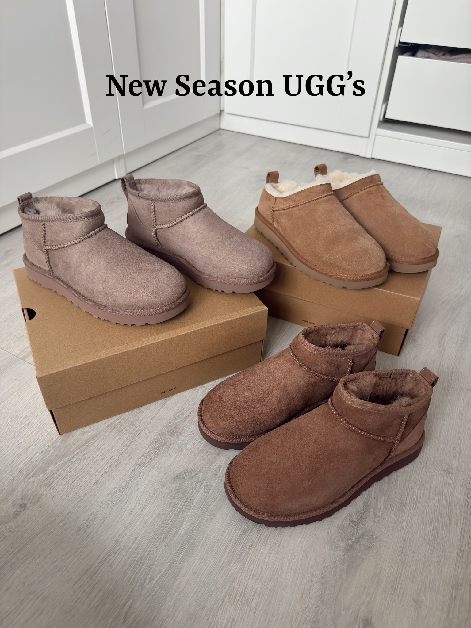 New colours & styles of UGG’s for Autumn Winter 25



#LTKshoes #LTKstyletip #LTKautumn