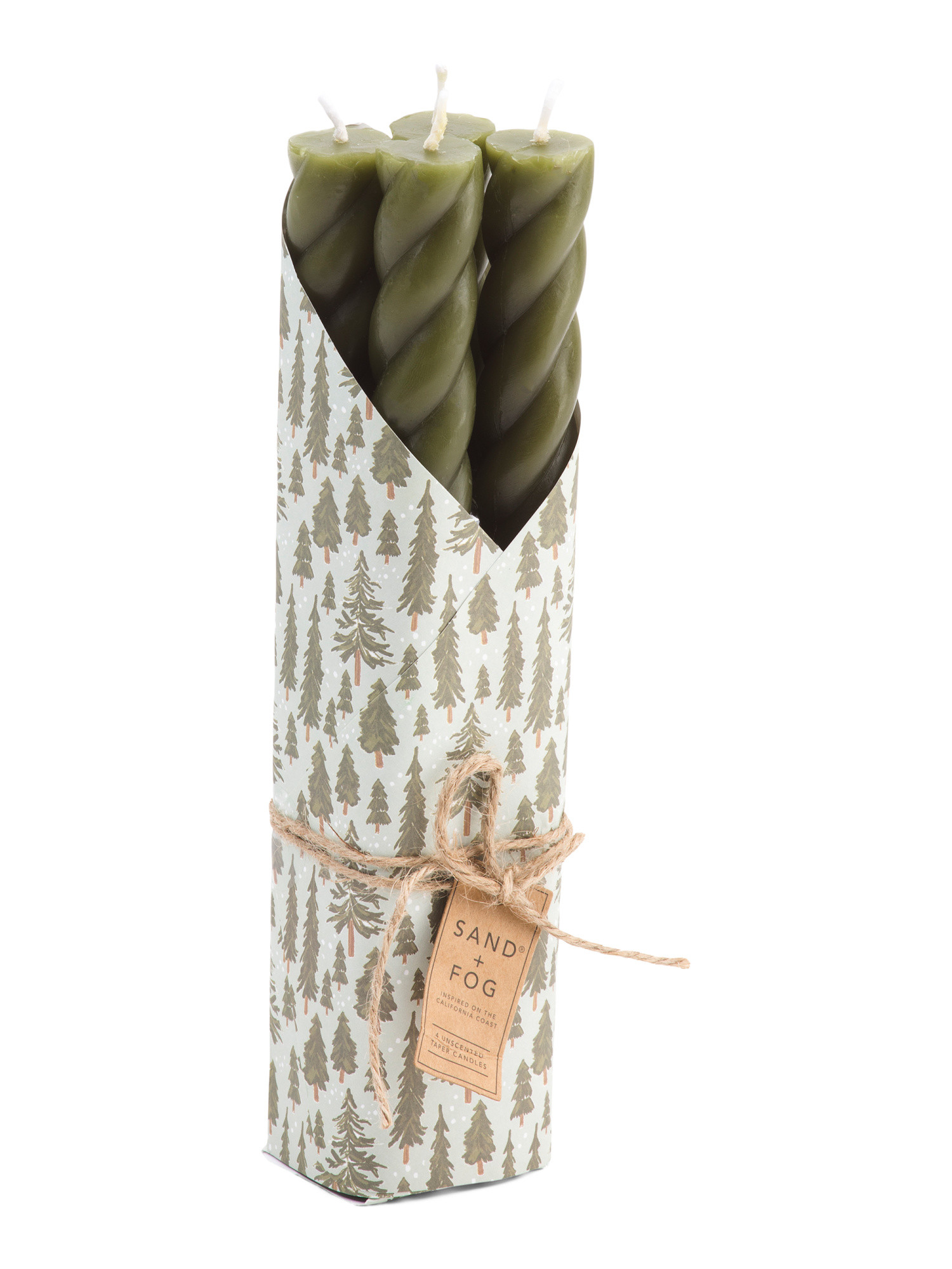 Set Of 4 Textured Tapers | TJ Maxx