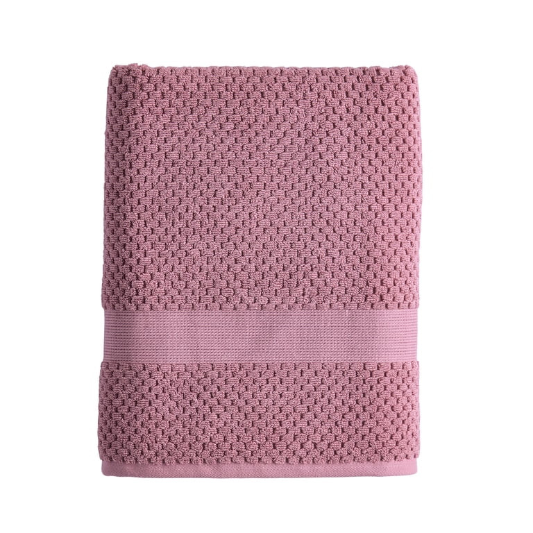 Better Homes & Gardens Signature Soft Popcorn Texture Bath Towel,Violet Gem | Walmart (US)