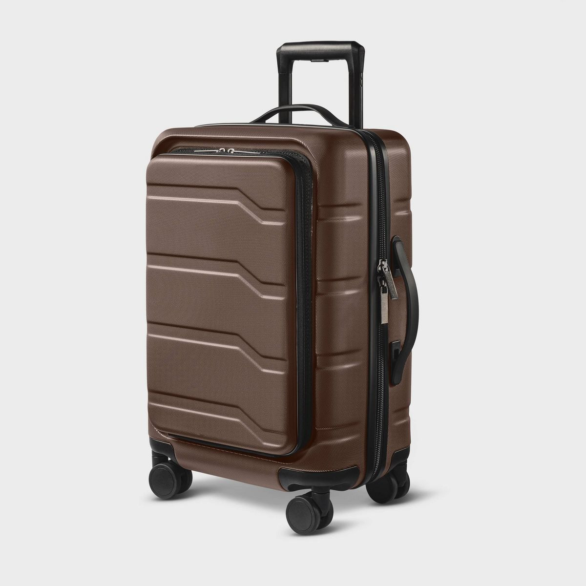 Hardside Carry On Spinner Suitcase with Front Pocket - Open Story™ | Target