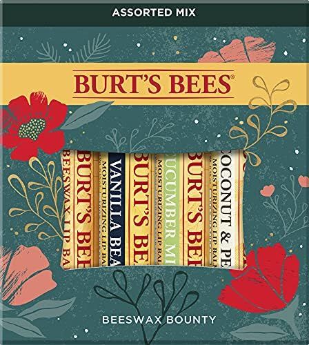 Burt’s Bees Holiday Gift, 4 Lip Balm Stocking Stuffer Products, Beeswax Bounty Assorted Set - Origin | Amazon (US)