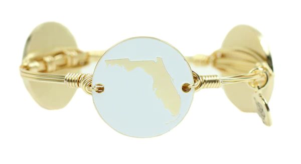 The Florida Coin Bangle Bracelet | Bourbon and Boweties