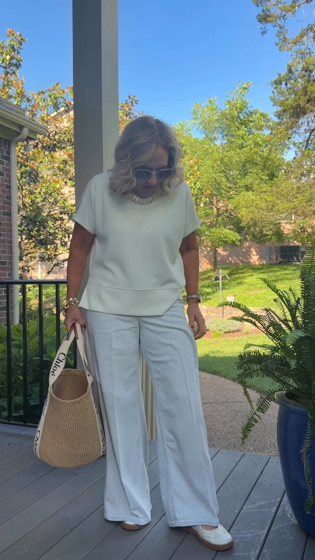 Oh my… these jeans! 💙 They are so good. I’m wearing a medium petite, and I love the lightweight denim and flattering fit. They have that relaxed, easy feel while still looking polished and put together.

💡 LTK MADE EASY
❤️ Heart = Support my posts!
🔖 Save = Get sale & restock alerts
📋 Lists = Keep favorites organized
📲 Share = Send lists and products to a friend. Hello, Christmas List!
💬 Comment = Ask me anything about what I’m wearing. :-)

light wash jeans, lightweight denim, petite jeans, wide leg jeans, AirEssentials top, casual chic outfit, comfortable outfit, everyday style, travel outfit, over 40 fashion, over 50 style, relaxed denim, effortless outfit

#LTKootd #LTKOver40 #LTKDenim

#LTKootd #LTKstorytime #LTKOver40