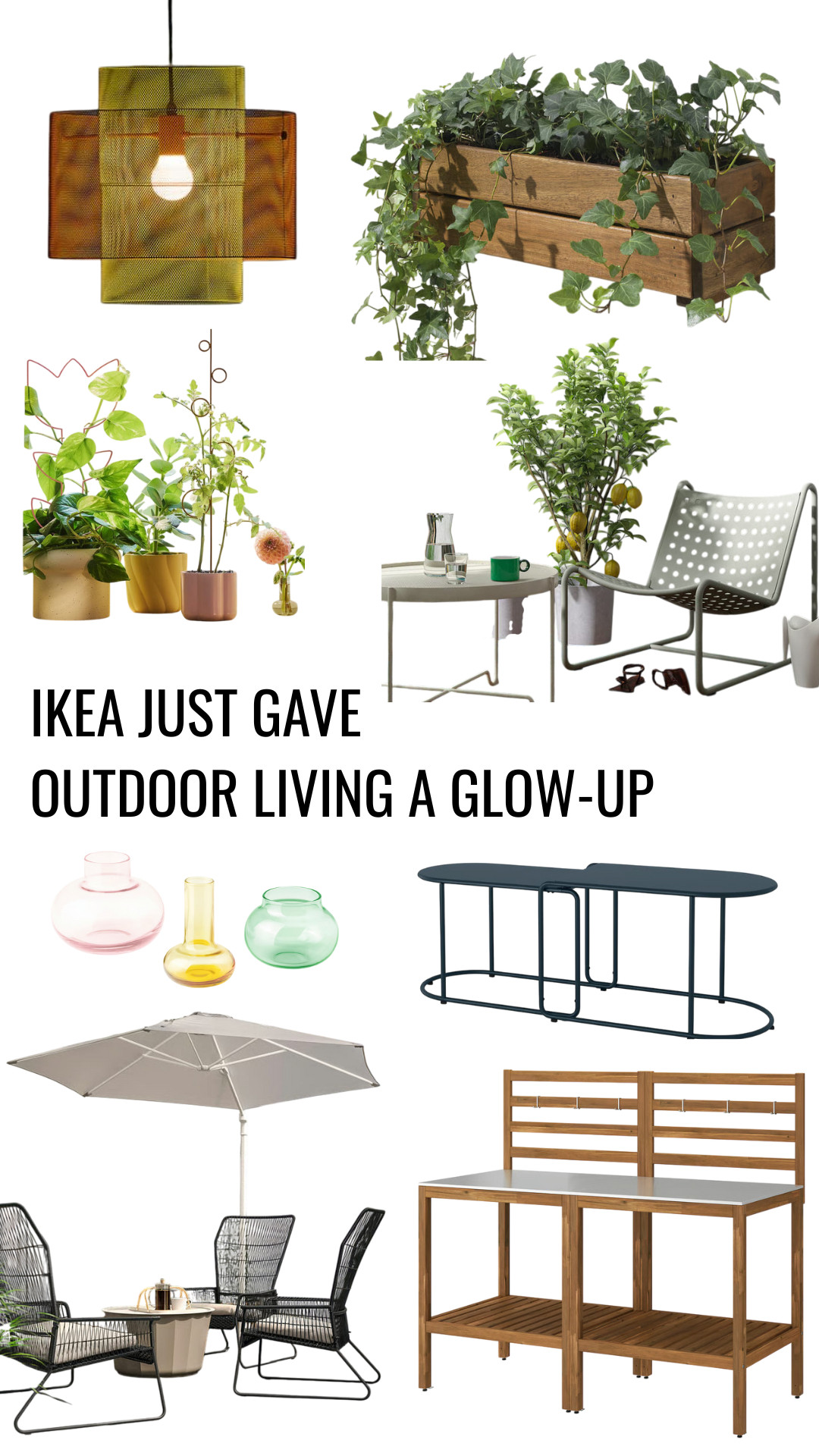 IKEA’s spring arrivals make outdoor living feel just as intentional as what’s inside your home. This season focuses on flexible furniture, soft lighting, and plant-friendly essentials designed to work beautifully on balconies, patios, and small gardens.

From foldable seating and nesting tables to outdoor lamps and smart gardening tools, these pieces are all about easy, everyday use—creating relaxed spaces that invite you to linger all season long. 

 #LTKHome