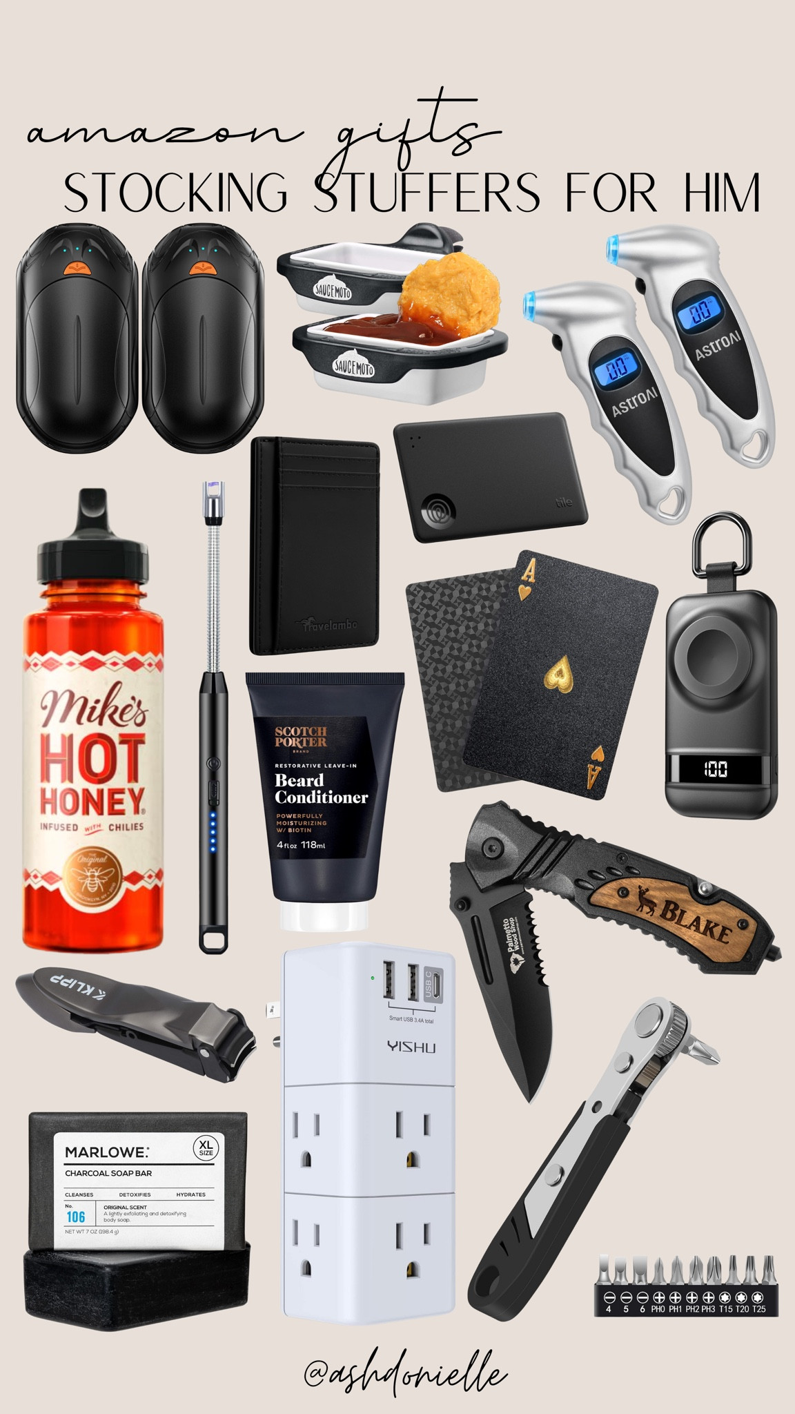 Amazon stocking stuffers for him

stocking stuffers for men
small gifts for him
mens grooming essentials
tech stocking stuffers
fun gadgets for guys
wallet sized accessories
coffee lover mini gifts
grilling themed accessories
practical everyday items
affordable gifts for men

#LTKHoliday #LTKGiftGuide #LTKMens