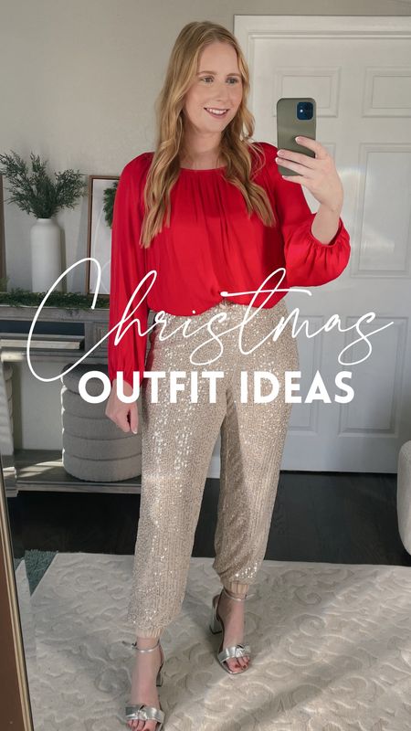 Holiday Outfit Ideas
Christmas Party
Christmas Outfit
Red blouse
Holiday Party Outfit
Christmas Party Outfit
holiday outfits
holiday dress
holiday party outfit
christmas outfit
Walmart fashion
Walmart holiday outfits 
Target holiday outfit
Sequin midi skirt
Sequin skirt
Target fashion
Target fashion finds 


#LTKparties #LTKfindsunder50 #LTKHoliday