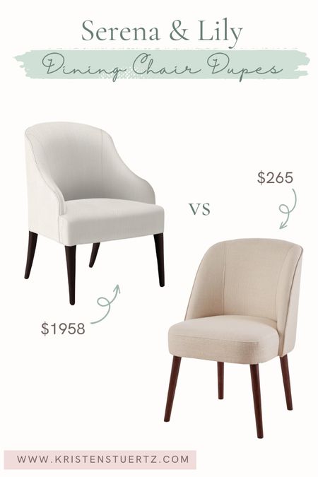 Amazing Serena and Lily Dupe. The original Serena & Lily dining chair is almost $2000. But this beautiful dupe of a dining chairs is priced under $270!
#serena&lilydupes #furnituredupes

Follow my shop @KristenStuertzStyle on the @shop.LTK app to shop this post and get my exclusive app-only content!

#liketkit 
@shop.ltk
https://liketk.it/4dtVh 

Follow my shop @KristenStuertzStyle on the @shop.LTK app to shop this post and get my exclusive app-only content!

#liketkit #LTKsalealert #LTKFind #LTKhome #LTKhome #LTKFind #LTKsalealert
@shop.ltk
https://liketk.it/4dtWJ

#LTKFind #LTKsalealert #LTKhome