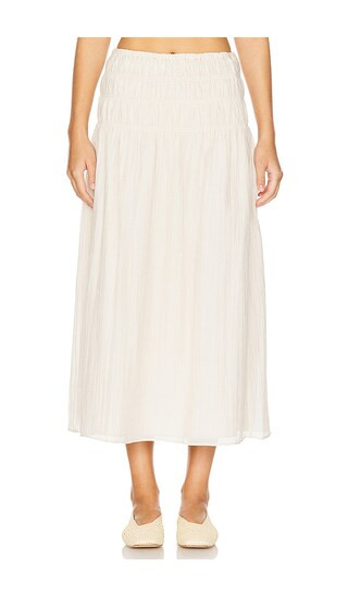 Emelia Skirt in Ivory | Revolve Clothing (Global)