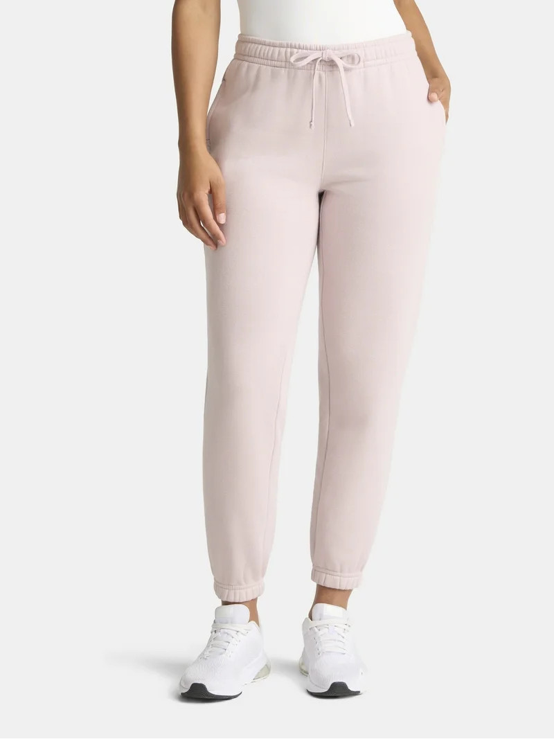 Athletic Works Women's and Women's Plus Fleece Jogger Sweatpants, Sizes XS-4X - Walmart.com | Walmart (US)