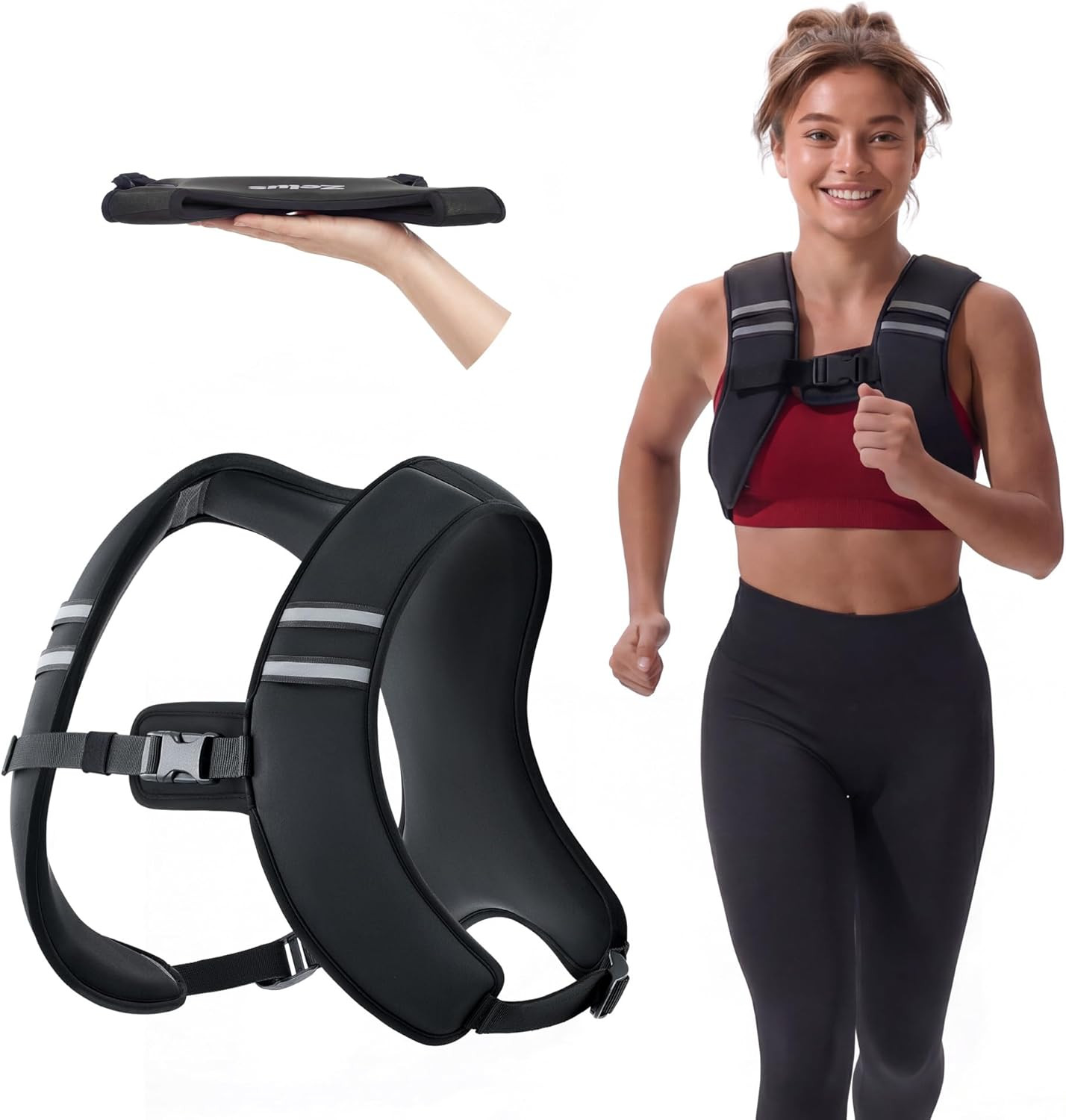 Zelus Weighted Vest for Women Men, Washable Z-Fit Weighted Vest 5/10/15lb | Amazon (US)