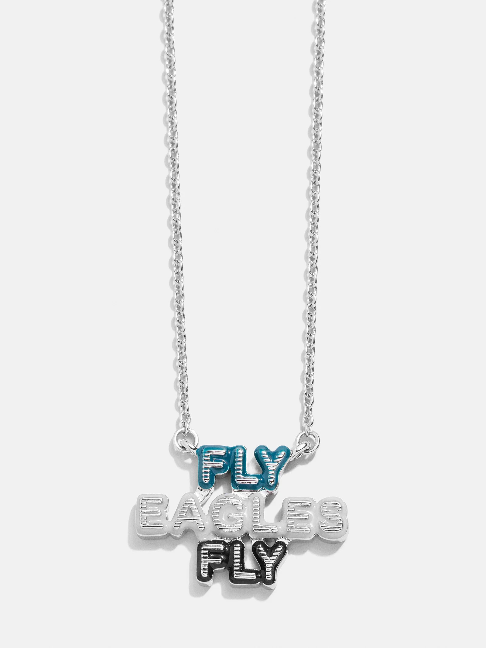 WEAR By Erin Andrews x BaubleBar Philadelphia Eagles Enamel Slogan Necklace - Philadelphia Eagles | BaubleBar (US)