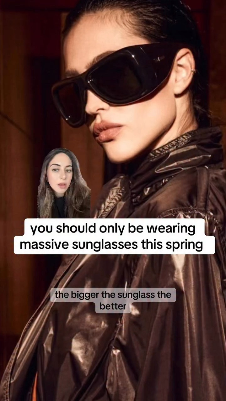 massive sunglasses are taking over spring 2026

#LTKSeasonal #LTKdayinmylife #LTKootd