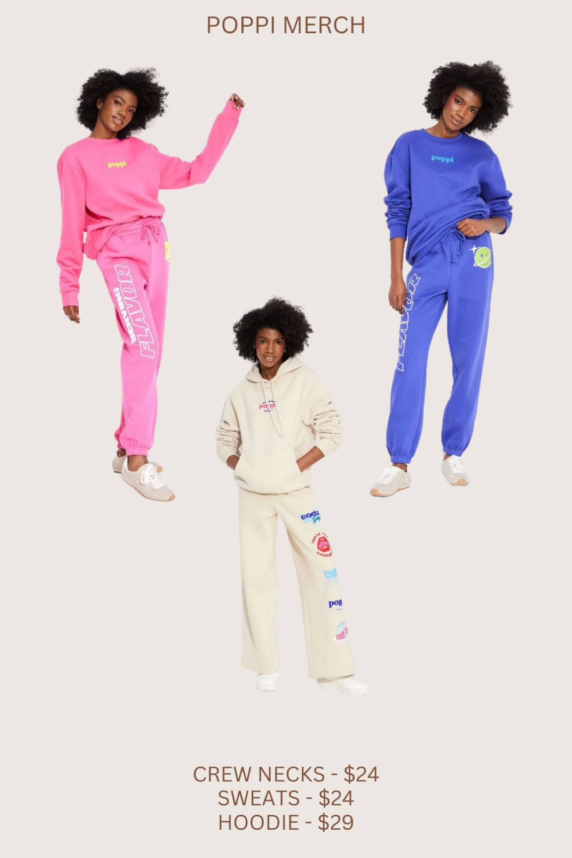 So niche, but I’m sure many of you saw the poppi merch all over tik tok months ago but it sold out in less than like 10 min 😂😅 more poppi merch launched & the prices are so good!!!!!!!!!! Such cute sets!! 

#LTKFitness #LTKStyleTip #LTKSaleAlert