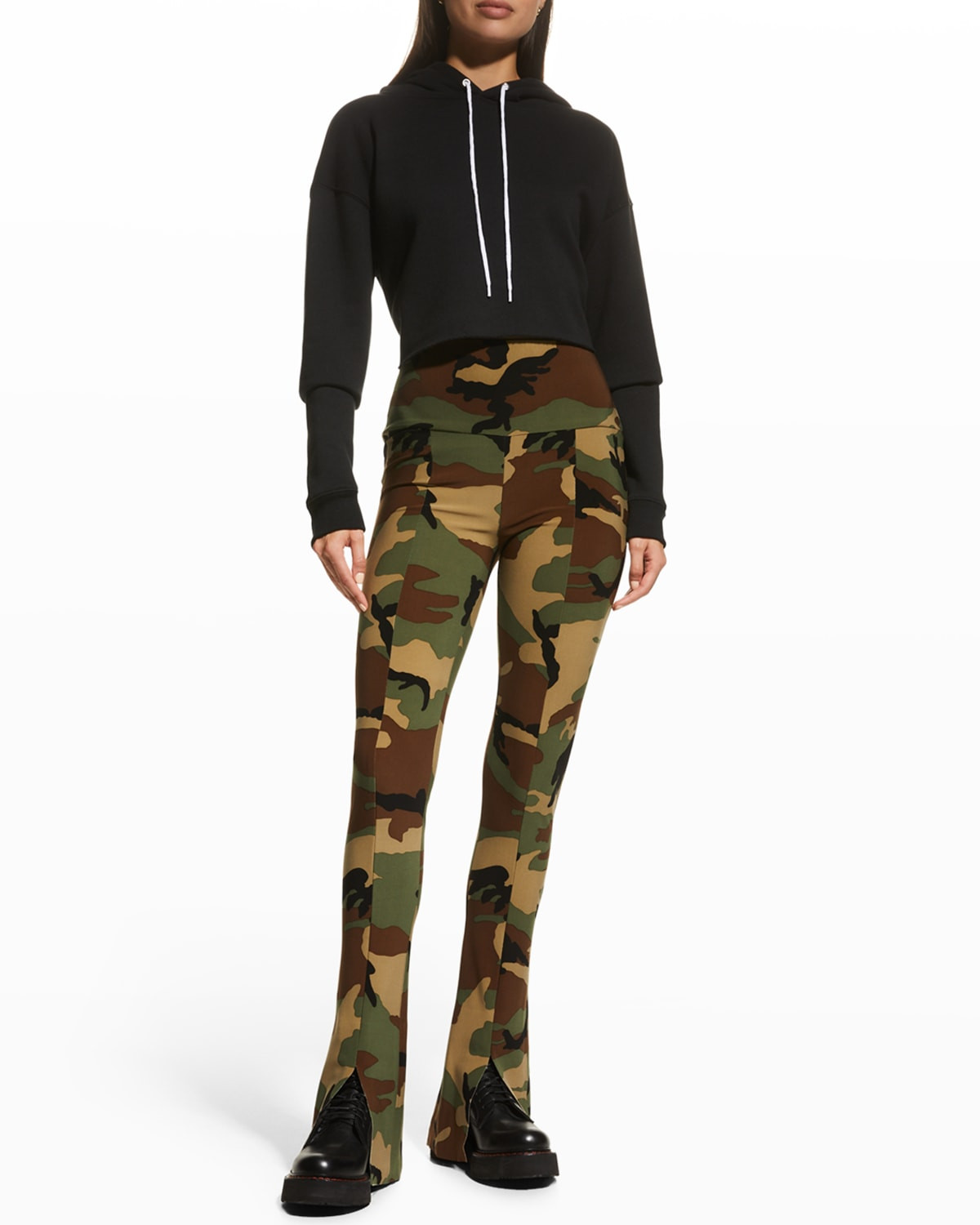 Spat Bootcut Camo Leggings | Neiman Marcus