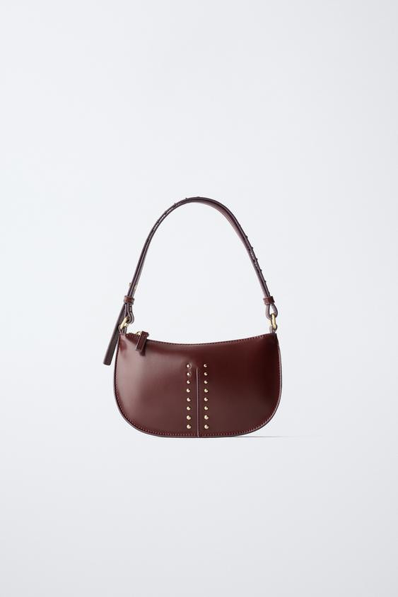 STUDDED SHOULDER BAG | Zara US