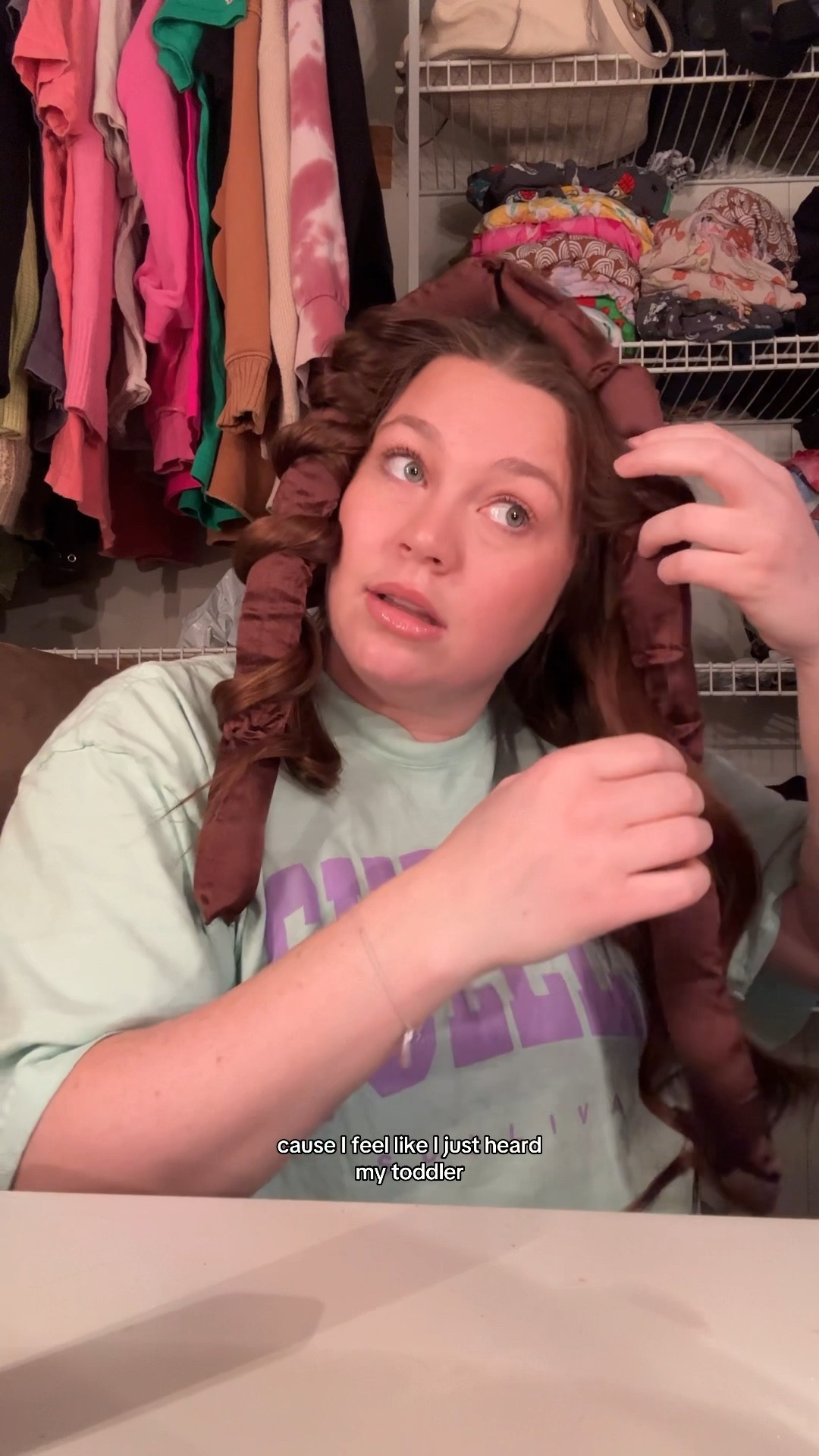 GRWM, morning vlog, morning routine, get ready with me, morning affirmations, makeup routine, mom makeup, quick makeup, heatless curls, hair of the day, toddler mom, stay at home mom

#LTKMidsize #LTKStyleTip #LTKBeauty