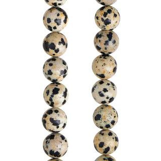 Dalmatian Jasper Round Beads, 8mm by Bead Landing™ in Beige/Black | 8 mm | Michaels® | Michaels Stores