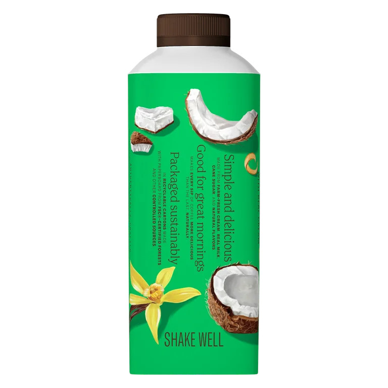 Chobani Dairy Coffee Creamer Toasted Coconut Vanilla 24 fl oz | Walmart (US)