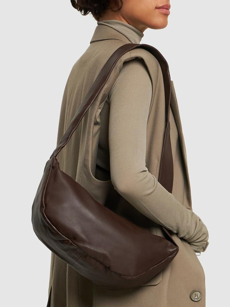 Small Crescent leather bag | Luisaviaroma