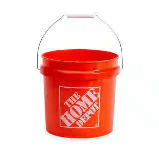 2 gal. Orange paint Bucket | The Home Depot