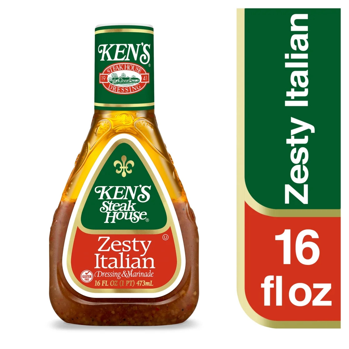 Ken's Steak House Zesty Italian Dressing & Marinade 16 fl oz | Walmart (US)